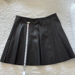 Stoosh black Leather look skirt